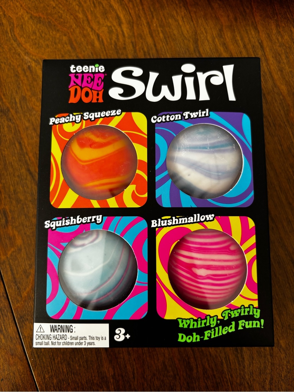 Teenie NeeDoh Swirl: 4-pack